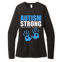 Autism Strong Womens CVC Long Sleeve Shirt