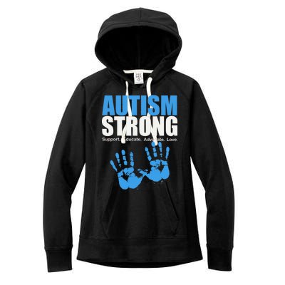 Autism Strong Women's Fleece Hoodie