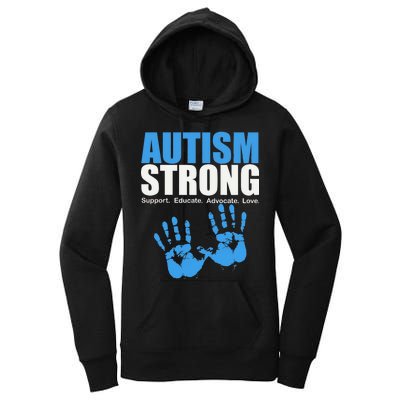 Autism Strong Women's Pullover Hoodie