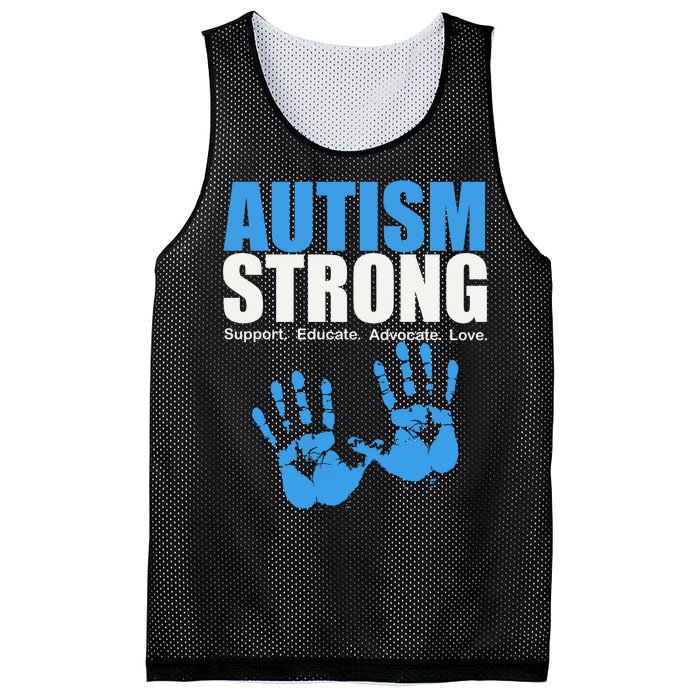 Autism Strong Mesh Reversible Basketball Jersey Tank