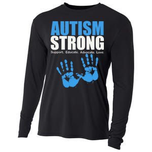 Autism Strong Cooling Performance Long Sleeve Crew