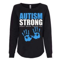 Autism Strong Womens California Wash Sweatshirt