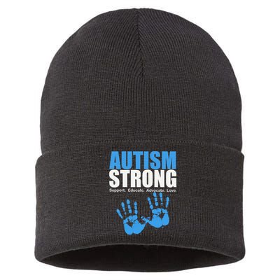 Autism Strong Sustainable Knit Beanie