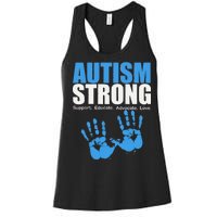 Autism Strong Women's Racerback Tank