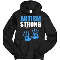 Autism Strong Tie Dye Hoodie