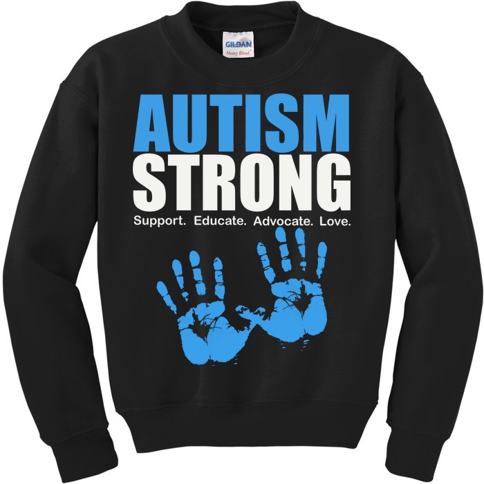 Autism Strong Kids Sweatshirt