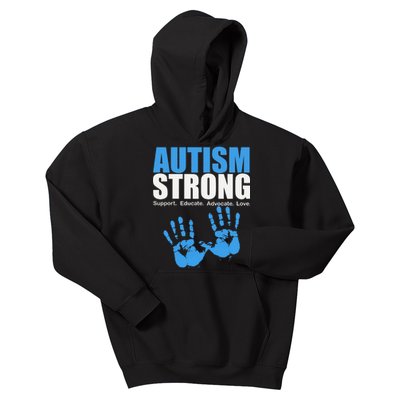 Autism Strong Kids Hoodie