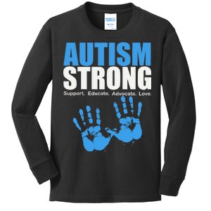 Autism Strong Kids Long Sleeve Shirt