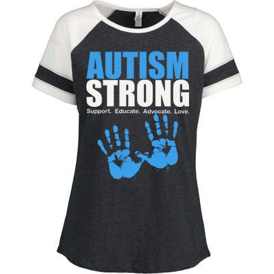 Autism Strong Enza Ladies Jersey Colorblock Tee