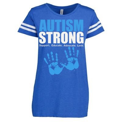 Autism Strong Enza Ladies Jersey Football T-Shirt