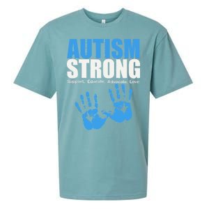 Autism Strong Sueded Cloud Jersey T-Shirt