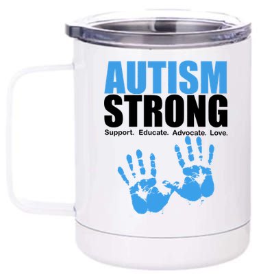 Autism Strong 12 oz Stainless Steel Tumbler Cup