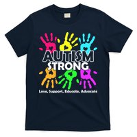 Autism Strong Love Support Educate Advocate T-Shirt