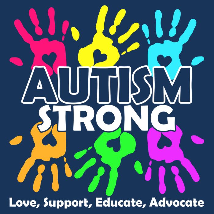 Autism Strong Love Support Educate Advocate T-Shirt