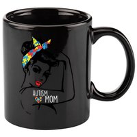 Autism Strong Mom 11oz C Handle Ceramic Mug