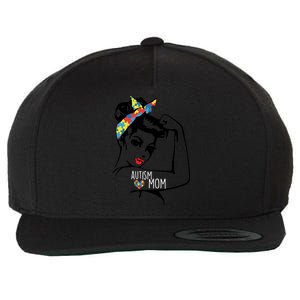 Autism Strong Mom Wool Snapback Cap