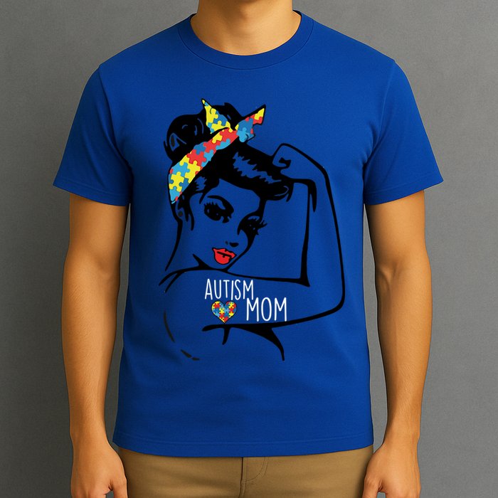 Autism Strong Mom T-Shirt