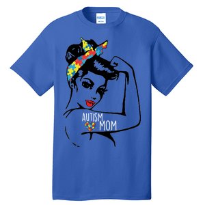 Autism Strong Mom Tall T-Shirt