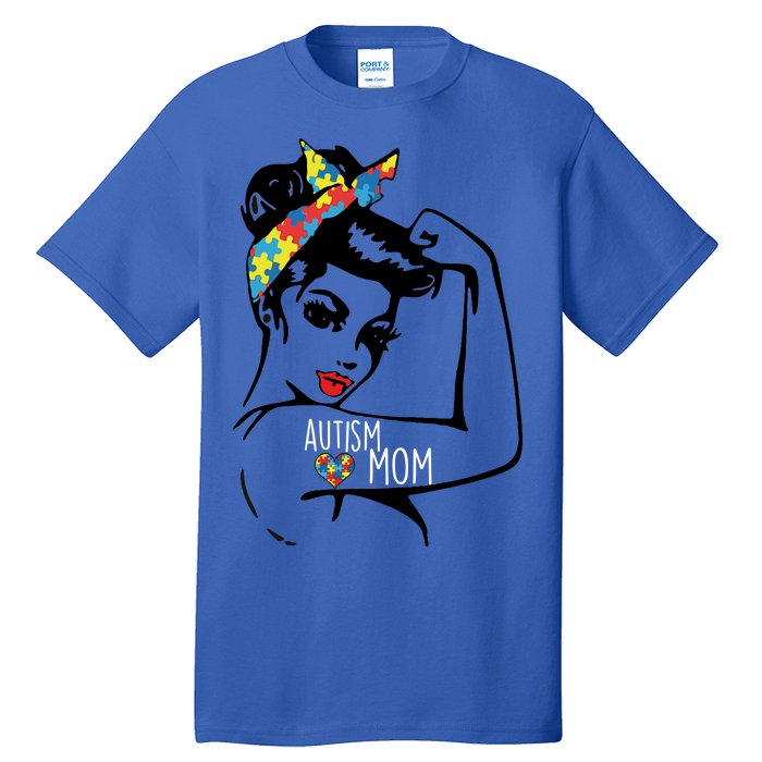 Autism Strong Mom Tall T-Shirt