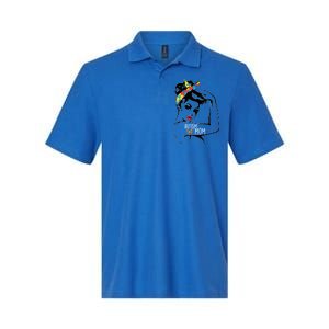 Autism Strong Mom Softstyle Adult Sport Polo