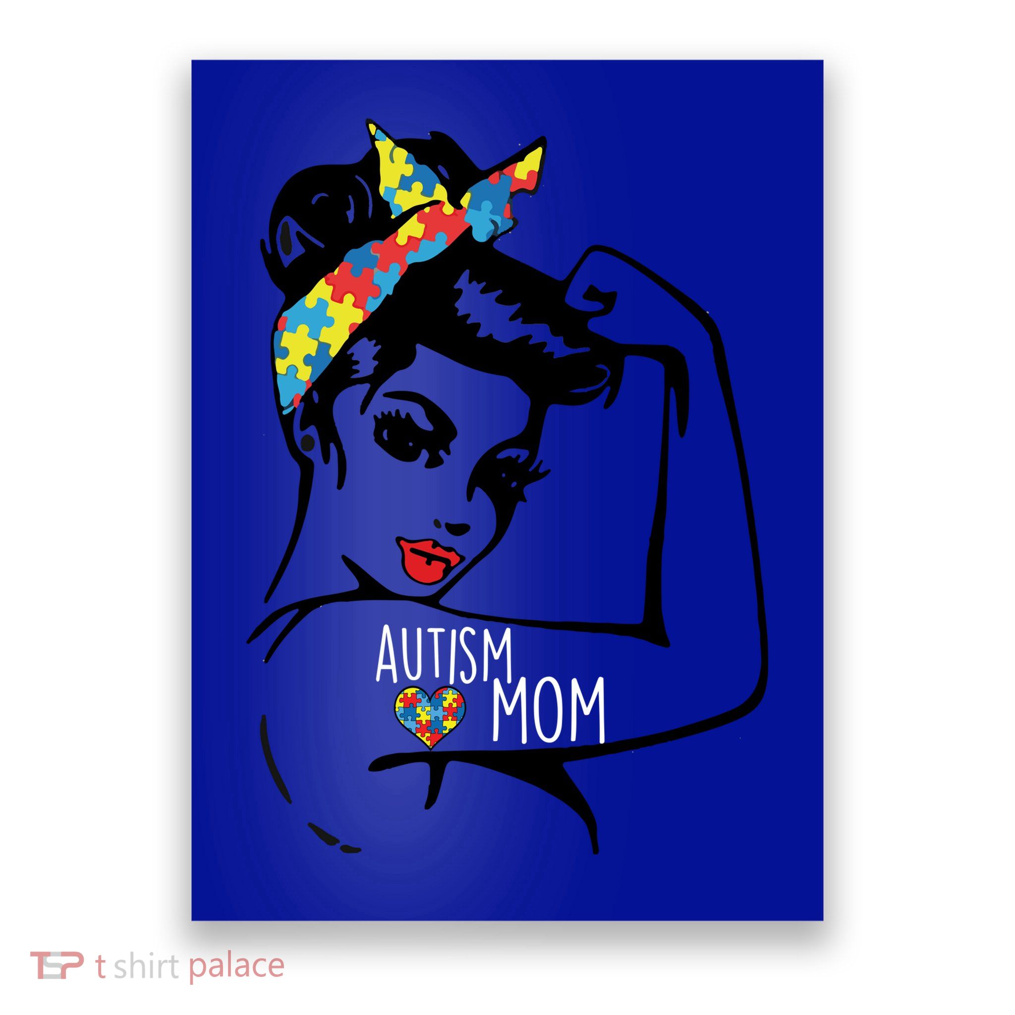 Autism Strong Mom Poster