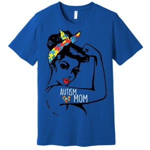 Autism Strong Mom Premium T-Shirt