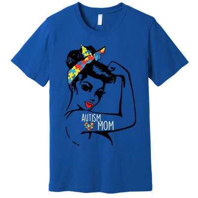 Autism Strong Mom Premium T-Shirt