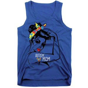 Autism Strong Mom Tank Top