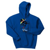 Autism Strong Mom Kids Hoodie