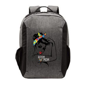 Autism Strong Mom Vector Backpack