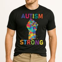 Autism Strong Retro Fist Autism Awareness Cooling Performance Crew T-Shirt