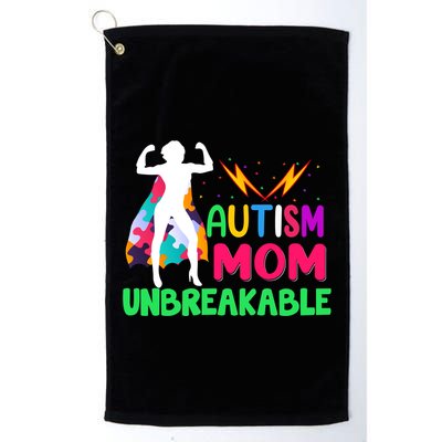Autism Super Mom Unbreakable Golf Towel