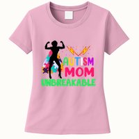 Autism Super Mom Unbreakable Womens T-Shirt