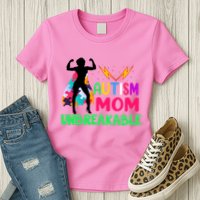 Autism Super Mom Unbreakable Womens T-Shirt