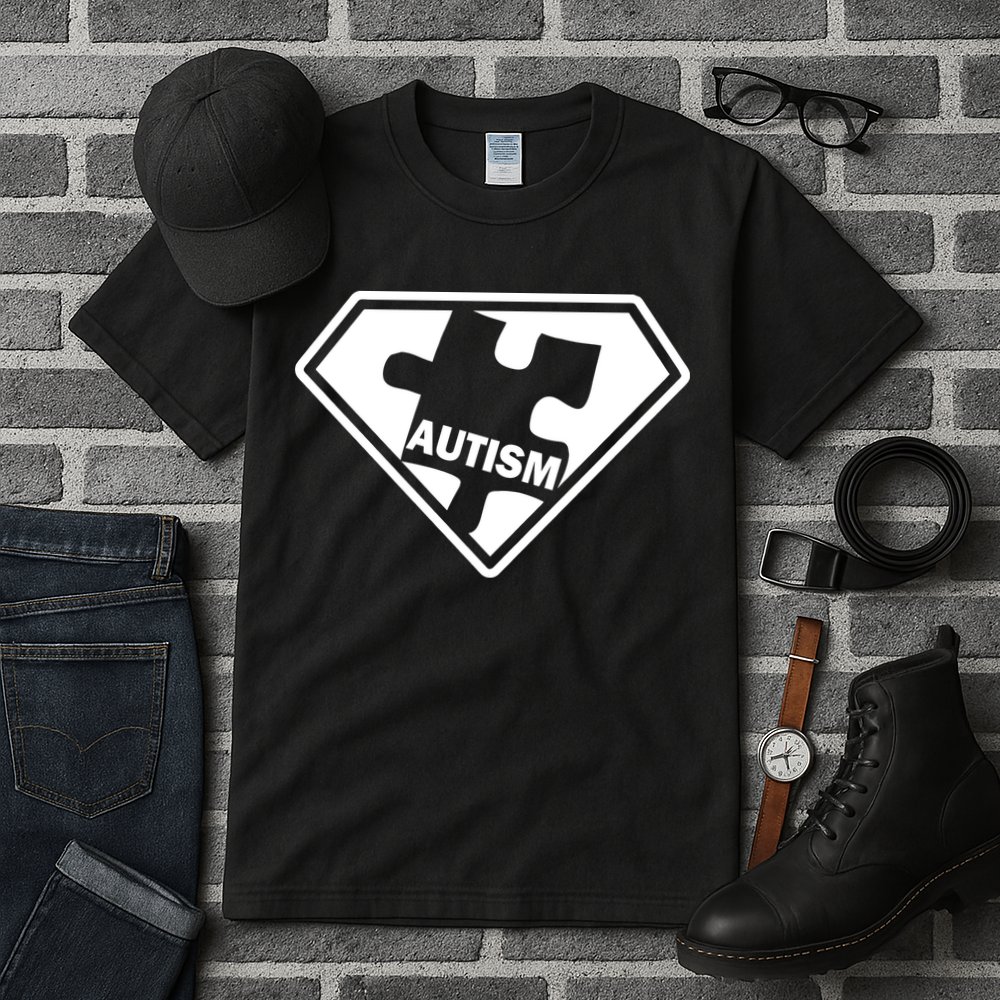 Autism Super Power Logo Tall T-Shirt