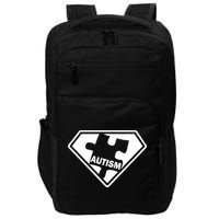 Autism Super Power Logo Impact Tech Backpack