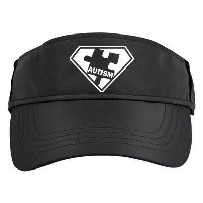 Autism Super Power Logo Adult Drive Performance Visor