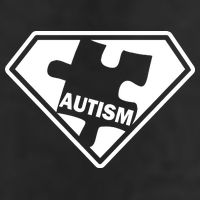 Autism Super Power Logo Adult Drive Performance Visor