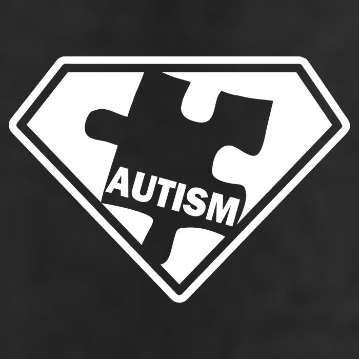 Autism Super Power Logo Adult Drive Performance Visor