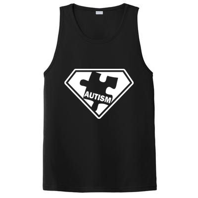 Autism Super Power Logo PosiCharge Competitor Tank