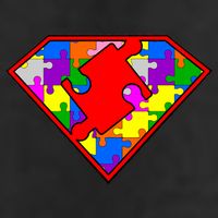 Autism Superhero Puzzle Crest Adult Drive Performance Visor