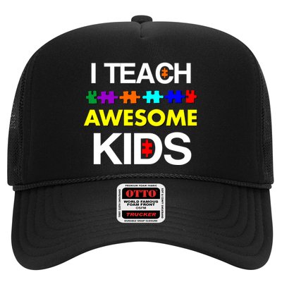 Autism Teacher I Teach Awesome Kids Trucker Hat