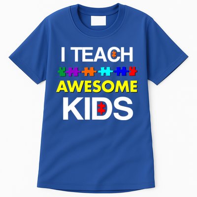Autism Teacher I Teach Awesome Kids Tall T-Shirt