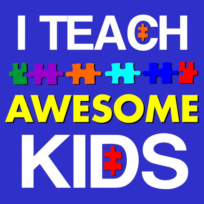 Autism Teacher I Teach Awesome Kids Visor
