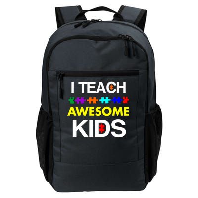 Autism Teacher I Teach Awesome Kids Daily Commute Backpack