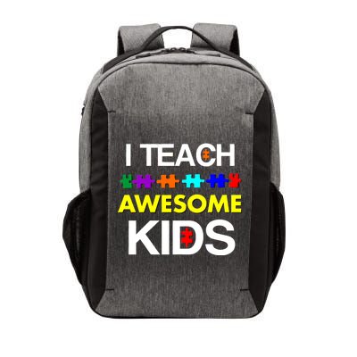 Autism Teacher I Teach Awesome Kids Vector Backpack