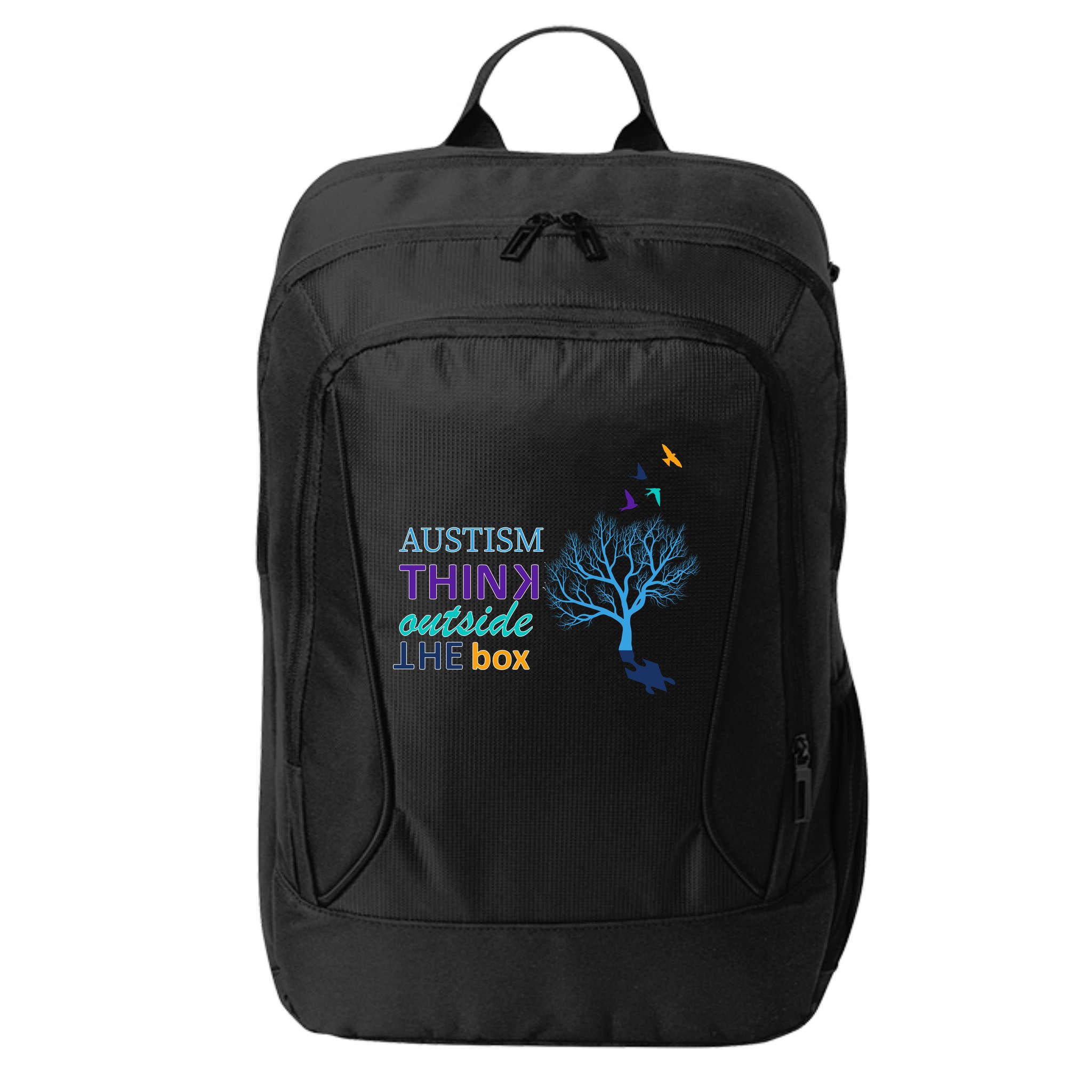 Autism Think Outside The Box City Backpack