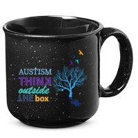 Autism Think Outside The Box 15oz Campfire Ceramic Mug