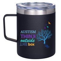 Autism Think Outside The Box 12oz Stainless Steel Coffee Mug