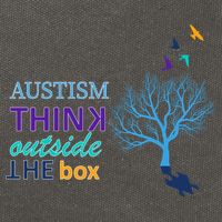Autism Think Outside The Box Cotton Canvas Backpack